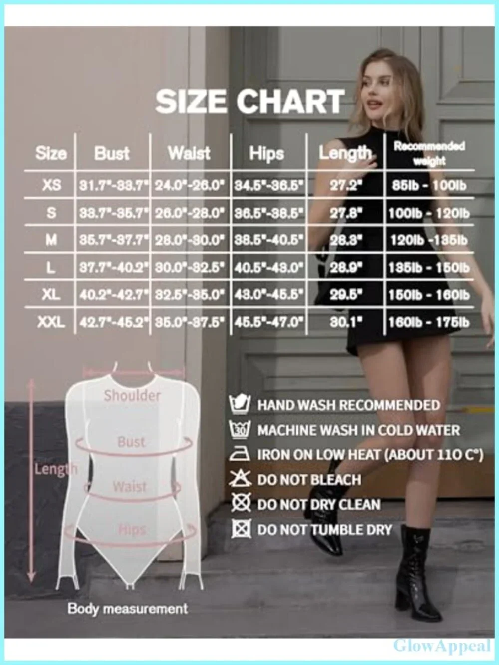 Mock Turtle Neck Sleeveless Bodysuit Tank Top Snap Closure Stretchy